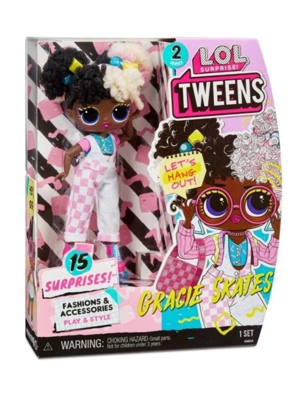 LOL Surprise! Tweens Series 2 Fashion Doll Gracie Skates with 15 Surprises - New